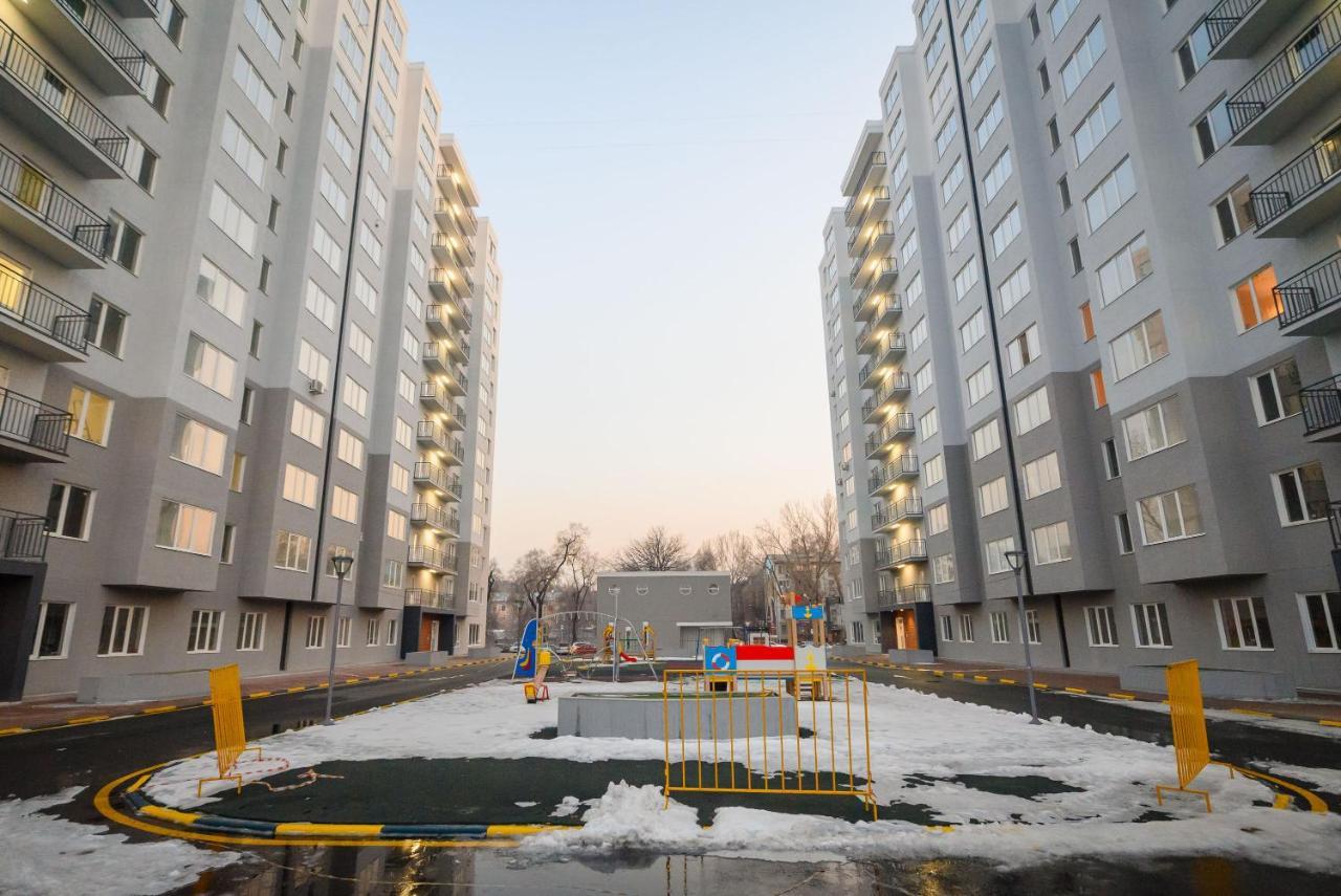 Как Дома- Уютная Двухкомнатная Квартира В Жк Атлант Almatî Exterior foto